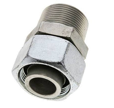 30S & 1-1/4'' NPT Acier zingue pivotant droit avec filetage mâle 400 bar Reglable ISO 8434-1