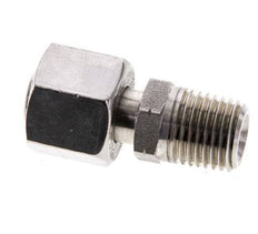 10L & 1/4'' NPT pivotant droit en acier inoxydable avec filetage mâle 315 bar reglable ISO 8434-1