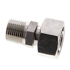 Swivel droit en acier inoxydable 18L & 1/2'' NPT avec filetage mâle 315 bar Reglable ISO 8434-1