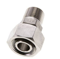 Swivel droit en acier inoxydable 18L & 1/2'' NPT avec filetage mâle 315 bar Reglable ISO 8434-1