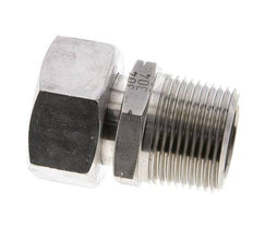 28L & 1'' NPT Stainless Steel Straight Swivel with Male Threads 160 bar Adjustable ISO 8434-1