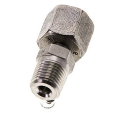 8S & 1/4'' NPT en acier inoxydable avec filetage mâle 630 bar Ajustable ISO 8434-1