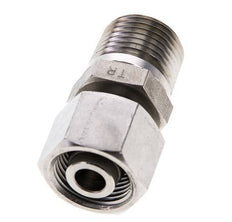 12S & 1/2'' NPT Emerillon droit en acier inoxydable avec filets mâles 630 bar Reglable ISO 8434-1