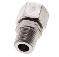 12L & 3/8'' NPT pivotant droit en acier inoxydable avec filetage mâle 315 bar Joint torique FKM Cône reglable ISO 8434-1