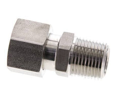 15L & 1/2'' NPT Stainless Steel Straight Swivel with Male Threads 315 bar FKM O-ring Sealing Cone Adjustable ISO 8434-1