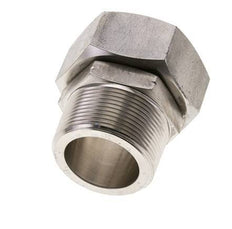 42L & 1-1/2'' NPT pivotant droit en acier inoxydable avec filetage mâle 160 bar Joint torique FKM Cône d'etancheite reglable ISO 8434-1