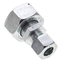 12L & 22L Zink plated Steel Straight Cutting Fitting with Swivel 160 bar ISO 8434-1