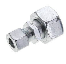 12L & 22L Zink plated Steel Straight Cutting Fitting with Swivel 160 bar ISO 8434-1