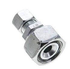 12L & 22L Zink plated Steel Straight Cutting Fitting with Swivel 160 bar ISO 8434-1