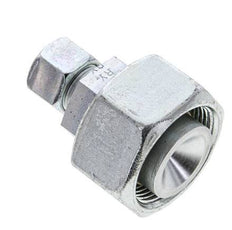 12S & 30S Zink plated Steel Straight Cutting Fitting with Swivel 400 bar ISO 8434-1