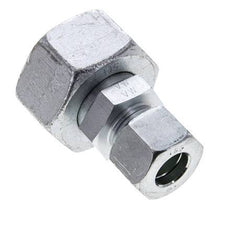 16S & 30S Zink plated Steel Straight Cutting Fitting with Swivel 400 bar ISO 8434-1