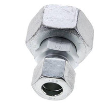 16S & 30S Zink plated Steel Straight Cutting Fitting with Swivel 400 bar ISO 8434-1