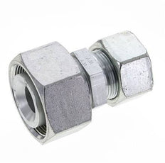 25S & 38S Zink plated Steel Straight Cutting Fitting with Swivel 315 bar ISO 8434-1