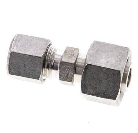 8L & 12L Stainless Steel Straight Cutting Fitting with Swivel 315 bar ISO 8434-1