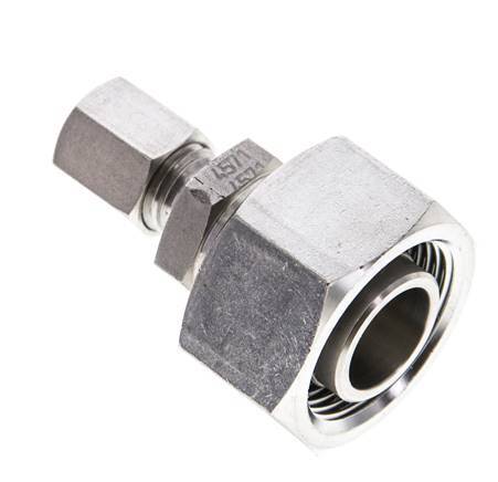6L & 18L Stainless Steel Straight Cutting Fitting with Swivel 315 bar ISO 8434-1