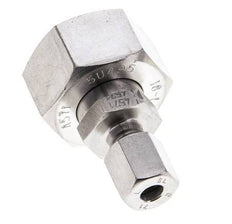 6L & 18L Stainless Steel Straight Cutting Fitting with Swivel 315 bar ISO 8434-1