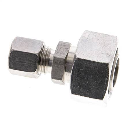8L & 18L Stainless Steel Straight Cutting Fitting with Swivel 315 bar ISO 8434-1
