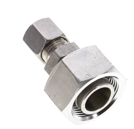 8L & 18L Stainless Steel Straight Cutting Fitting with Swivel 315 bar ISO 8434-1