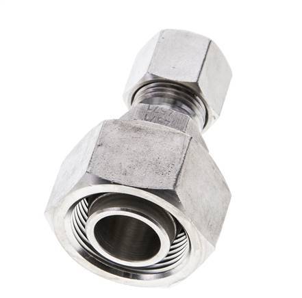 10L & 18L Stainless Steel Straight Cutting Fitting with Swivel 315 bar ISO 8434-1