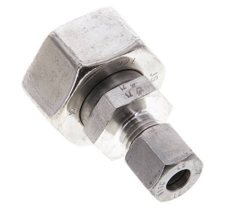 8L & 22L Stainless Steel Straight Cutting Fitting with Swivel 160 bar ISO 8434-1