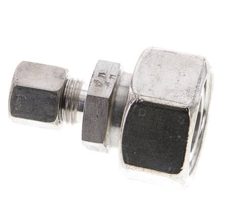 8L & 22L Stainless Steel Straight Cutting Fitting with Swivel 160 bar ISO 8434-1