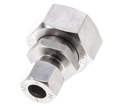 12L & 28L Stainless Steel Straight Cutting Fitting with Swivel 160 bar ISO 8434-1