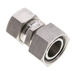 22L & 28L Stainless Steel Straight Cutting Fitting with Swivel 160 bar ISO 8434-1