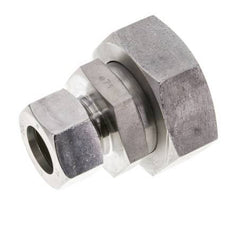 22L & 42L Stainless Steel Straight Cutting Fitting with Swivel 160 bar ISO 8434-1
