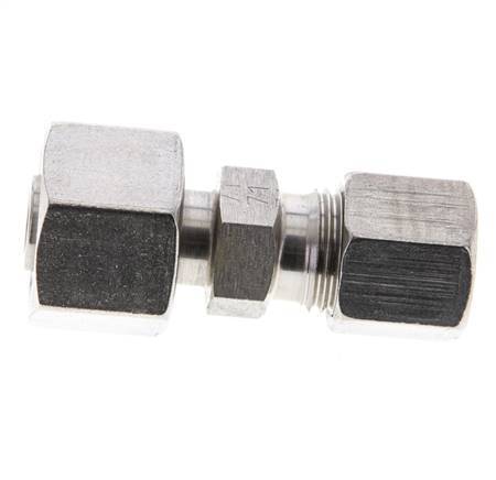 8S & 12S Stainless Steel Straight Cutting Fitting with Swivel 630 bar ISO 8434-1