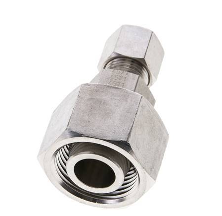 8S & 20S Stainless Steel Straight Cutting Fitting with Swivel 400 bar ISO 8434-1