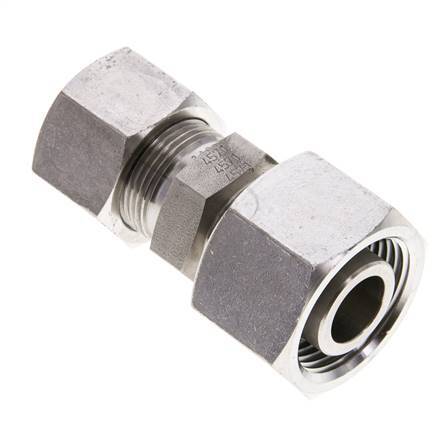 16S & 20S Stainless Steel Straight Cutting Fitting with Swivel 400 bar ISO 8434-1