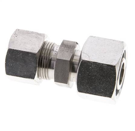 16S & 20S Stainless Steel Straight Cutting Fitting with Swivel 400 bar ISO 8434-1