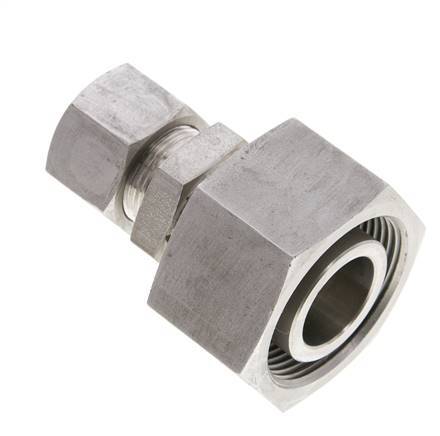 16S & 30S Stainless Steel Straight Cutting Fitting with Swivel 400 bar ISO 8434-1