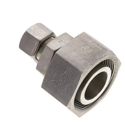 16S & 38S Stainless Steel Straight Cutting Fitting with Swivel 315 bar ISO 8434-1