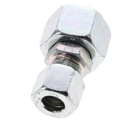 10L & 15L Acier zingue Raccord de coupe droit avec emerillon 315 bar Joint torique NBR Cône d'etancheite ISO 8434-1