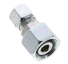 10L & 15L Acier zingue Raccord de coupe droit avec emerillon 315 bar Joint torique NBR Cône d'etancheite ISO 8434-1