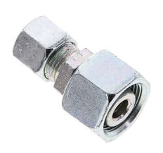 10L & 15L Acier zingue Raccord de coupe droit avec emerillon 315 bar Joint torique NBR Cône d'etancheite ISO 8434-1