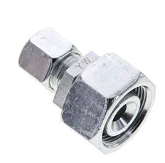 10L & 18L Zink plated Steel Straight Cutting Fitting with Swivel 315 bar NBR O-ring Sealing Cone ISO 8434-1