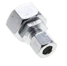 10L & 18L Zink plated Steel Straight Cutting Fitting with Swivel 315 bar NBR O-ring Sealing Cone ISO 8434-1