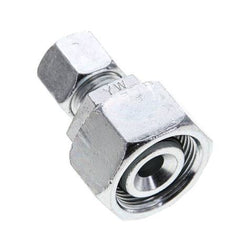 10L & 18L Zink plated Steel Straight Cutting Fitting with Swivel 315 bar NBR O-ring Sealing Cone ISO 8434-1