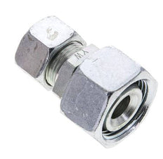 15L & 22L Zink plated Steel Straight Cutting Fitting with Swivel 160 bar NBR O-ring Sealing Cone ISO 8434-1