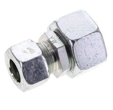 15L & 22L Zink plated Steel Straight Cutting Fitting with Swivel 160 bar NBR O-ring Sealing Cone ISO 8434-1