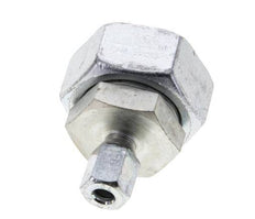 6L & 28L Zink plated Steel Straight Cutting Fitting with Swivel 160 bar NBR O-ring Sealing Cone ISO 8434-1