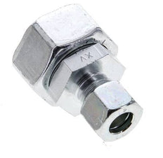 12L & 28L Zink plated Steel Straight Cutting Fitting with Swivel 160 bar NBR O-ring Sealing Cone ISO 8434-1