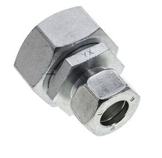 18L & 35L Zink plated Steel Straight Cutting Fitting with Swivel 160 bar NBR O-ring Sealing Cone ISO 8434-1