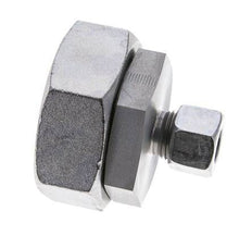 12L & 42L Zink plated Steel Straight Cutting Fitting with Swivel 160 bar NBR O-ring Sealing Cone ISO 8434-1