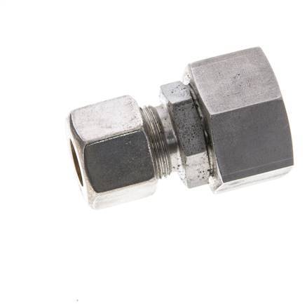 8S & 20S Zink plated Steel Straight Cutting Fitting with Swivel 400 bar NBR O-ring Sealing Cone ISO 8434-1