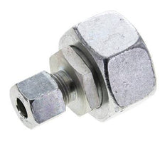 10S & 25S Zink plated Steel Straight Cutting Fitting with Swivel 400 bar NBR O-ring Sealing Cone ISO 8434-1