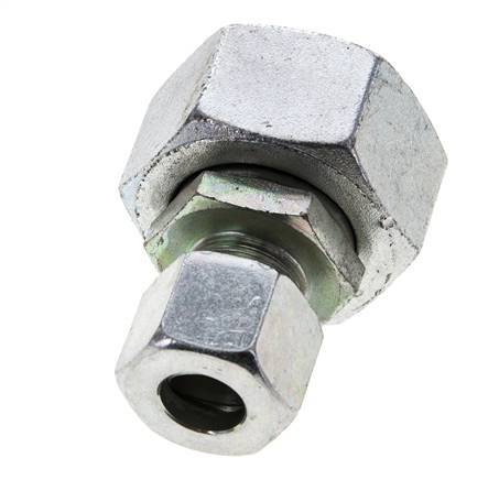 14S & 25S Zink plated Steel Straight Cutting Fitting with Swivel 400 bar NBR O-ring Sealing Cone ISO 8434-1