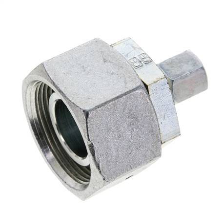 6S & 30S Zink plated Steel Straight Cutting Fitting with Swivel 400 bar NBR O-ring Sealing Cone ISO 8434-1